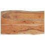 Solid acacia wood side table natural edge 70x40x2.5 cm by , Side tables - Ref: Foro24-370609, Price: 62,87 €, Discount: %