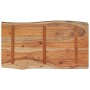 Solid acacia wood side table natural edge 70x40x2.5 cm by , Side tables - Ref: Foro24-370609, Price: 62,87 €, Discount: %