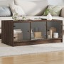 Couchtisch mit eichenbraunen Glastüren 102x50x42 cm von , Couchtisch - Ref: Foro24-836419, Preis: 81,15 €, Rabatt: %