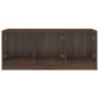 Couchtisch mit eichenbraunen Glastüren 102x50x42 cm von , Couchtisch - Ref: Foro24-836419, Preis: 81,15 €, Rabatt: %