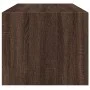 Coffee table with oak brown glass doors 102x50x42 cm by , Coffee table - Ref: Foro24-836419, Price: 80,14 €, Discount: %
