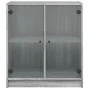 Zusatzgarderobe mit Glastüren in Sonoma-Grau, 68 x 37 x 75,5 cm von , Sideboards - Ref: Foro24-836425, Preis: 80,80 €, Rabatt: %