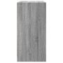 Auxiliary wardrobe with Sonoma gray glass doors 68x37x75.5 cm by , Sideboards - Ref: Foro24-836425, Price: 80,71 €, Discount: %
