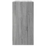 Zusatzgarderobe mit Glastüren in Sonoma-Grau, 68 x 37 x 75,5 cm von , Sideboards - Ref: Foro24-836425, Preis: 80,80 €, Rabatt: %