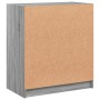 Auxiliary wardrobe with Sonoma gray glass doors 68x37x75.5 cm by , Sideboards - Ref: Foro24-836425, Price: 80,71 €, Discount: %