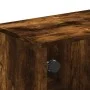 Coffee table with smoked oak glass doors 68.5x50x50 cm by , Coffee table - Ref: Foro24-836543, Price: 47,92 €, Discount: %