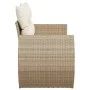 2-seater garden sofa with cushions, beige synthetic rattan by , Outdoor sofas - Ref: Foro24-366062, Price: 229,37 €, Discount: %