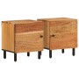 Nachttische 2 Stk. massives Akazienholz 40x33x46 cm von , Nachttische - Ref: Foro24-356852, Preis: 73,76 €, Rabatt: %