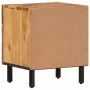 Bedside tables 2 units solid acacia wood 40x33x46 cm by , Nightstands - Ref: Foro24-356852, Price: 73,04 €, Discount: %