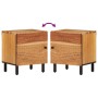 Nachttische 2 Stk. massives Akazienholz 40x33x46 cm von , Nachttische - Ref: Foro24-356852, Preis: 73,76 €, Rabatt: %