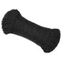 Black 3 mm 50 m polypropylene work rope by , Ropes and metal cords - Ref: Foro24-152997, Price: 11,91 €, Discount: %