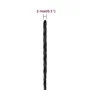 Black 3 mm 50 m polypropylene work rope by , Ropes and metal cords - Ref: Foro24-152997, Price: 11,91 €, Discount: %