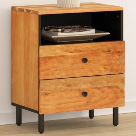 Solid acacia wood bedside table 50x33x60 cm by , Nightstands - Ref: Foro24-356865, Price: 65,95 €, Discount: %