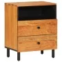 Solid acacia wood bedside table 50x33x60 cm by , Nightstands - Ref: Foro24-356865, Price: 65,30 €, Discount: %
