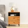 Solid acacia wood bedside table 50x33x60 cm by , Nightstands - Ref: Foro24-356865, Price: 65,30 €, Discount: %