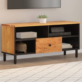 Solid acacia wood TV stand 100x33x46 cm by , TV Furniture - Ref: Foro24-356871, Price: 69,20 €, Discount: %