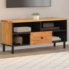 TV-Möbel aus massivem Akazienholz 100x33x46 cm von , TV-Möbel - Ref: Foro24-356871, Preis: 68,57 €, Rabatt: %