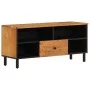 Mueble de TV madera maciza de acacia 100x33x46 cm de , Muebles TV - Ref: Foro24-356871, Precio: 68,57 €, Descuento: %