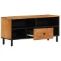 Mueble de TV madera maciza de acacia 100x33x46 cm de , Muebles TV - Ref: Foro24-356871, Precio: 68,57 €, Descuento: %
