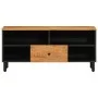 Mueble de TV madera maciza de acacia 100x33x46 cm de , Muebles TV - Ref: Foro24-356871, Precio: 68,57 €, Descuento: %