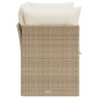 Garden sofa with 2-seater synthetic beige rattan cushions by , Outdoor sofas - Ref: Foro24-366052, Price: 165,26 €, Discount: %