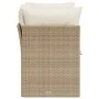 Sofá de jardín con cojines de 2 plazas ratán sintético beige de , Sofás de exterior - Ref: Foro24-366052, Precio: 160,10 €, D...