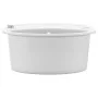 Küchenspüle aus Granit mit weißer ovaler Schüssel von vidaXL, Sinkt - Ref: Foro24-144867, Preis: 198,29 €, Rabatt: %