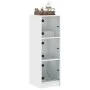 Sideboard mit weißen Glastüren 35x37x109 cm von , Sideboards - Ref: Foro24-836385, Preis: 69,55 €, Rabatt: %