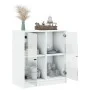 Zusatzschrank mit weißen Glastüren 68x37x75,5 cm von , Sideboards - Ref: Foro24-836420, Preis: 70,54 €, Rabatt: %