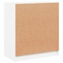 Zusatzschrank mit weißen Glastüren 68x37x75,5 cm von , Sideboards - Ref: Foro24-836420, Preis: 71,38 €, Rabatt: %