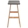 Dunkelgrauer Küchenhocker aus Stoff von vidaXL, Küchenhocker - Ref: Foro24-249574, Preis: 81,80 €, Rabatt: %