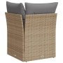 Corner garden sofa with beige synthetic rattan cushions by , Outdoor sofas - Ref: Foro24-366086, Price: 85,73 €, Discount: %