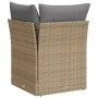 Corner garden sofa with beige synthetic rattan cushions by , Outdoor sofas - Ref: Foro24-366086, Price: 84,03 €, Discount: %