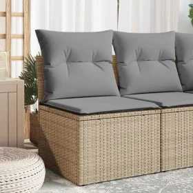 Garten-Ecksessel mit beigen Kissen aus synthetischem Rattan von , Outdoor-Sofas - Ref: Foro24-366101, Preis: 84,24 €, Rabatt: %