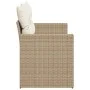 2-Sitzer-Gartensofa mit Kissen, beiges synthetisches Rattan von , Outdoor-Sofas - Ref: Foro24-366078, Preis: 179,72 €, Rabatt: %