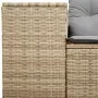Gartensofa mit 2-Sitzer-Kissen Kunstrattan beige von , Outdoor-Sofas - Ref: Foro24-366108, Preis: 208,58 €, Rabatt: %