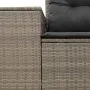 Gartensofa mit 2-Sitzer-Kissen synthetisches Rattangrau von , Outdoor-Sofas - Ref: Foro24-366143, Preis: 174,71 €, Rabatt: %