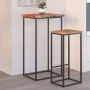 Beistelltisch aus massivem Akazienholz mit natürlicher Kante 50x40x2,5 cm von , Seitentische - Ref: Foro24-370607, Preis: 39,...