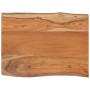 Beistelltisch aus massivem Akazienholz mit natürlicher Kante 50x40x2,5 cm von , Seitentische - Ref: Foro24-370607, Preis: 41,...