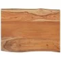 Solid acacia wood side table with natural edge, measuring 50x40x2.5 cm. by , Side tables - Ref: Foro24-370607, Price: 39,10 €...