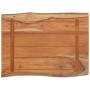 Beistelltisch aus massivem Akazienholz mit natürlicher Kante 50x40x2,5 cm von , Seitentische - Ref: Foro24-370607, Preis: 41,...