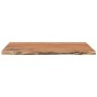 Beistelltisch aus massivem Akazienholz mit natürlicher Kante 50x40x2,5 cm von , Seitentische - Ref: Foro24-370607, Preis: 41,...
