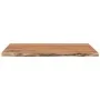 Solid acacia wood side table with natural edge, measuring 50x40x2.5 cm. by , Side tables - Ref: Foro24-370607, Price: 39,10 €...
