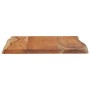 Beistelltisch aus massivem Akazienholz mit natürlicher Kante 50x40x2,5 cm von , Seitentische - Ref: Foro24-370607, Preis: 41,...
