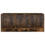 Couchtisch mit Glastüren aus geräucherter Eiche 102x50x42 cm von , Couchtisch - Ref: Foro24-836417, Preis: 78,76 €, Rabatt: %