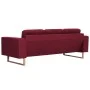 3-seater sofa in red wine-colored fabric by vidaXL, Sofas - Ref: Foro24-281394, Price: 391,87 €, Discount: %