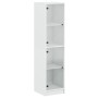 Sideboard mit weißen Glastüren 35x37x142 cm von , Sideboards - Ref: Foro24-836434, Preis: 101,04 €, Rabatt: %