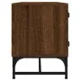 TV stand with brown oak glass doors 102x37x50 cm by , TV Furniture - Ref: Foro24-836538, Price: 54,95 €, Discount: %