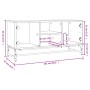 TV-Möbel mit Glastüren aus brauner Eiche 102x37x50 cm von , TV-Möbel - Ref: Foro24-836538, Preis: 55,50 €, Rabatt: %