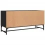 Mueble de TV con puertas de vidrio negro 102x37x50 cm de , Muebles TV - Ref: Foro24-836533, Precio: 66,74 €, Descuento: %